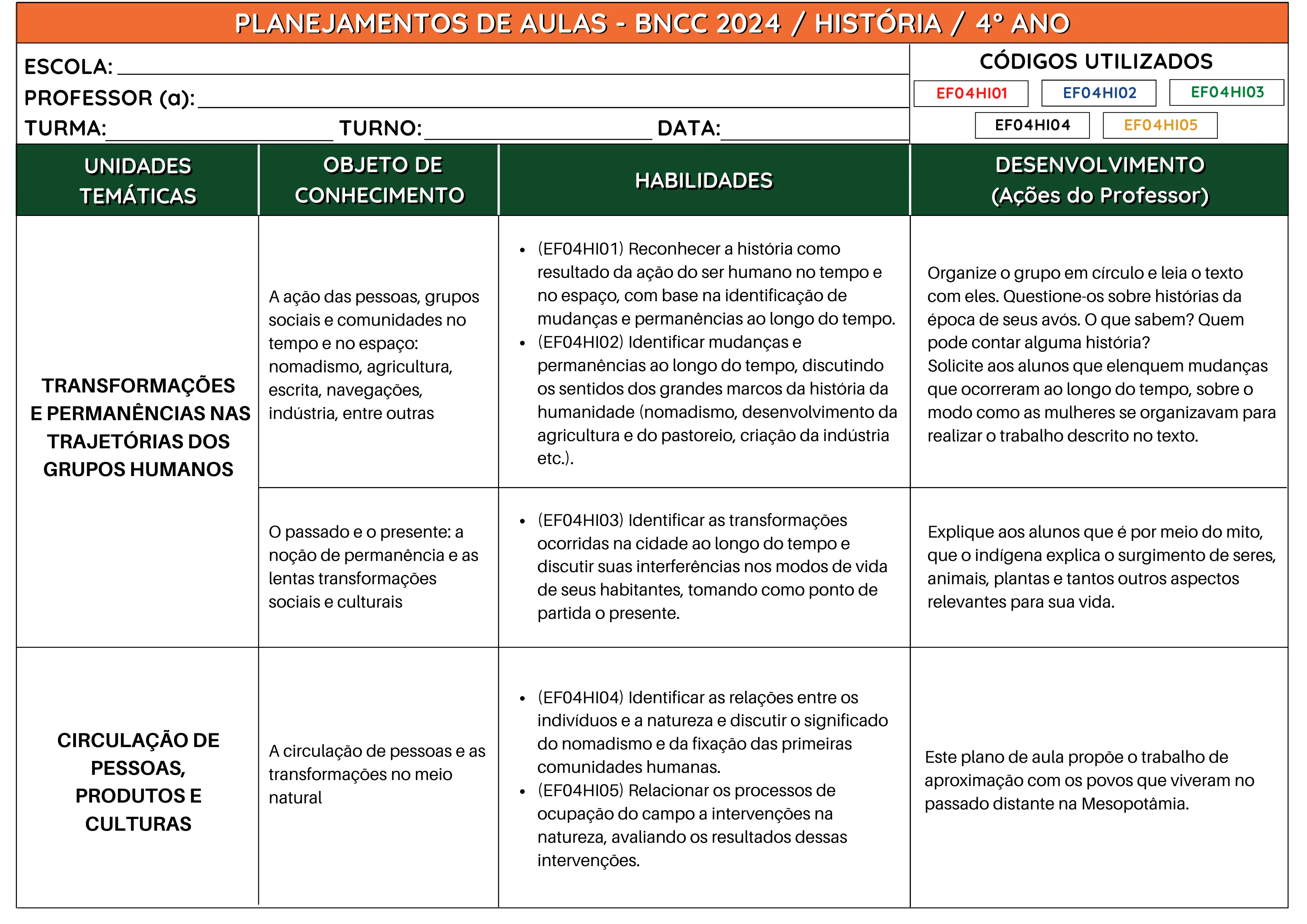 'Exemplo do material recebido'